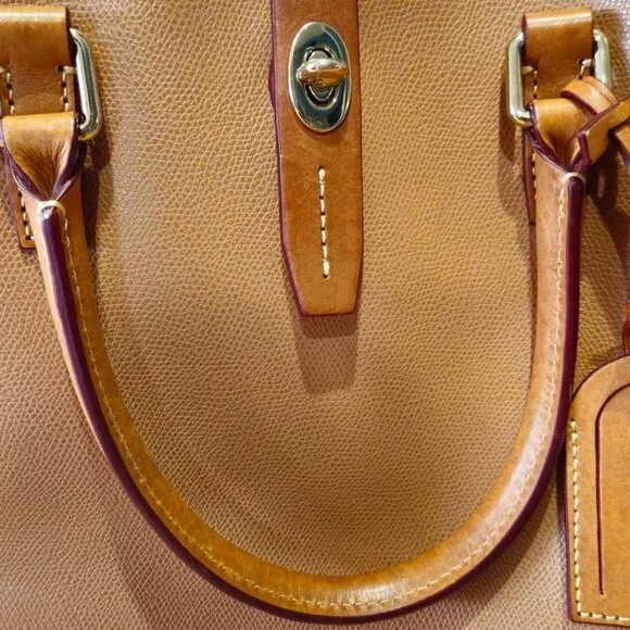 Dooney & Bourke Large Camel Shelby Shopper - Picture 2 of 12